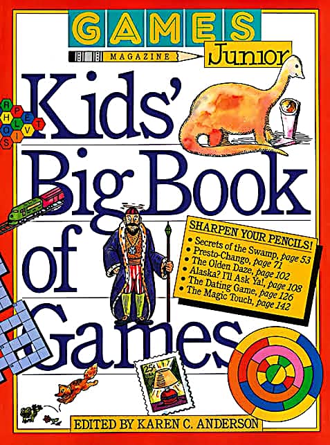 Games Magazine Junior Kids’ Big Book Of Games – Kindergarten Library